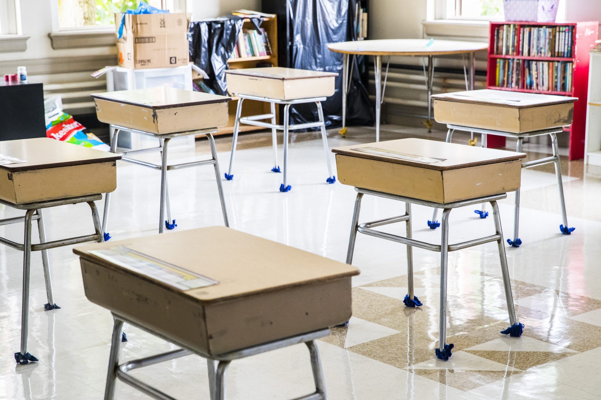 An image of an empty classroom.