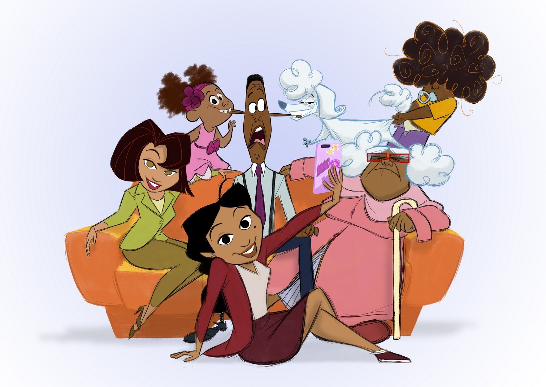 An image of the show, The Proud Family.